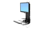 Näytön kiinnitys - Ergotron StyleView Sit-Stand Pystynostin Potilashuoneeseen - 61-080-085