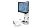 Näytön kiinnitys - Ergotron StyleView Sit-Stand Pystynostin Potilashuoneeseen - 61-080-062