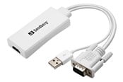 Näyttökaapeli - Sandberg VGA+Audio to HDMI Converter - 508-78