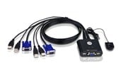 KVM-kytkimet - ATEN CS22U - KVM-kytkin - 2 porttia - CS22U-AT