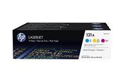 Mustepatruunat, värikasetit ja lisävarusteet - HP 131A / U0SL1AM 3-pakkaus - Laser värikasetti Monivärinen - U0SL1AM