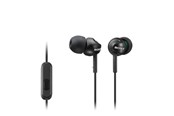 Kuulokkeet - Sony MDR-EX110AP Kuulokkeet   - Musta - MDREX110APB.CE7