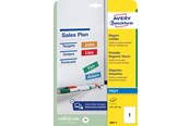 Paperit, valokuvapaperit ja tarrat - Avery Magnets - J8867-5