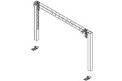 Seinäkiinnitys, AV-kiinnikkeet & AV-kalusteet - Multibrackets M White Board Adapter Kit Motorized Mount HD/SD - Max 80 kg - recommended for 110" - 7350073731237