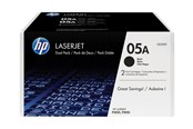 Mustepatruunat, värikasetit ja lisävarusteet - HP 05A / CE505D 2-Pack Musta Toner - Laser värikasetti musta - CE505D