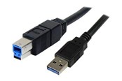 USB kaapelit - StarTech.com SuperSpeed USB 3.0 -kaapeli A-B - USB3SAB3MBK