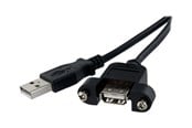 USB kaapelit - StarTech.com Panel Mount USB-kaapeli A to A - USBPNLAFAM3