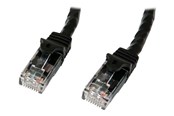 Verkkokaapelit - StarTech.com Gigabit Snagless RJ45 UTP Cat6 -liitäntäkaapeli - N6PATC3MBK