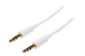 Audiokaapelit - StarTech.com Ohut 3,5 mm stereokaapeli - MU1MMMSWH