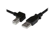 USB kaapelit - StarTech.com USB 2.0 A - vasemmalle kulmalle B-kaapeli - USBAB2ML