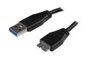USB kaapelit - StarTech.com Ohut SuperSpeed USB 3.0 A - Micro B -kaapeli - USB3AUB2MS