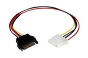 Sisäiset virtakaapelit - StarTech.com SATA to Molex LP4 Teho Cable Adapter - LP4SATAFM12