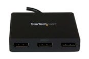 Näyttö- & audiokytkimet - StarTech.com Triple Head DisplayPort 1.2 Multi  Monitor MST Hub - MSTDP123DP