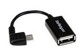 USB kaapelit - StarTech.com Suorakulmainen Micro USB - USB OTG isäntäsovitin - UUSBOTGRA