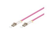 Verkkokaapelit - Pro Kuituoptinen LC - LC OM4 - 15m - Punainen - 15m - 4040849959400