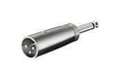 Audiokaapelit - Pro XLR Adapter 3pin XLR m - Jack Mono m - 4040849274527