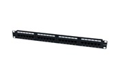 Lisätarvikkeet - StarTech.com 24 portin 1U-räkkiin asennettava Cat 6 -110-patch-paneeli - C6PANEL24