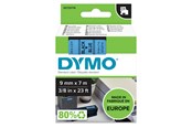 Paperit, valokuvapaperit ja tarrat - DYMO D1 -teipit, 9 mm x 7 m, musta teksti siniselle, itseliimautuvat teipit LabelManager-tarratulostimille, aito - S0720710