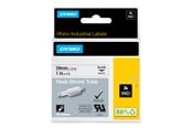 Paperit, valokuvapaperit ja tarrat - DYMO Rhino kutisteputket, 24 mm x 1,5 m, musta painatus valkoiselle - 1805443