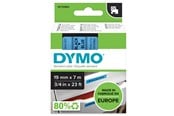 Paperit, valokuvapaperit ja tarrat - DYMO D1 -teipit, 19 mm x 7 m, musta teksti siniselle, itseliimautuvat teipit LabelManager-tarratulostimille, aito - S0720860