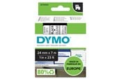Paperit, valokuvapaperit ja tarrat - DYMO D1 -teipit, 24 mm x 7 m, musta teksti kirkkaalle, itseliimautuvat teipit LabelManager-tarratulostimille, aito - S0720920