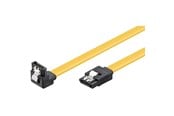 SATA & ATA kaapelit - Pro SATA Cable - 1 x 90° - Keltainen - 1m - 4040849950247