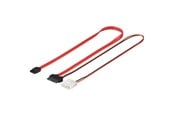 SATA & ATA kaapelit - Pro SATA Slimline Cable & Power 0.30m - 4040849957130