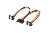 SATA & ATA kaapelit - Pro SATA Teho Cable x2 - 90° - 0.20m - 4040849951152