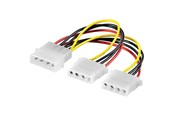 Sisäiset virtakaapelit - Pro Molex Teho Y-Cable - 2 x 5.25" - 4040849506840