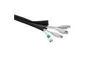 Kaapelihyllyt, Kaapelisukat & Kaapelisiteet - Pro Wiresleeve 1.8m - Musta - 4040849519192