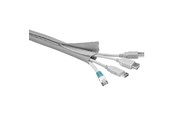 Puhelin - Muut lisävarusteet - Pro Wiresleeve 1.8m - Silver - 4040849519161