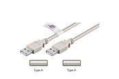 USB kaapelit - Pro USB 2.0 A/A - Harmaa - 2m - 4040849507960