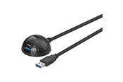 USB kaapelit - Pro USB 3.0 jatkoasema Dock A/ 2x A - 4040849959189