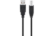 USB kaapelit - Pro USB 2.0 Hi-Speed cable Musta - 4040849689024