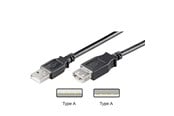 USB kaapelit - Pro USB-A <-> USB-A - 0.3m - Musta - 4040849686221