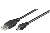 USB kaapelit - Pro USB 2.0 A/MiniUSB B (5 nastaa) - 0,30 m - 4040849507694