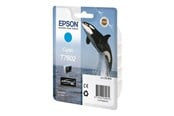 Mustepatruunat, värikasetit ja lisävarusteet - Epson T7602 - Syaani muste - C13T76024010