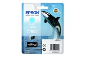 Mustepatruunat, värikasetit ja lisävarusteet - Epson T7605 Vaalea syaani muste - C13T76054010