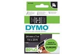 Paperit, valokuvapaperit ja tarrat - DYMO D1 -teipit, 24 mm x 7 m, valkoinen teksti mustalle, itseliimautuvat teipit LabelManager-tarratulostimille, aito - S0721010