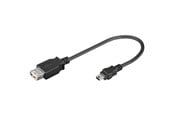 USB kaapelit - Pro USB-sovitin USB A (naaras)-USB Mini B (uros) - 4040849950063