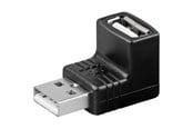USB kaapelit - Pro USB-sovitin USB A (N)-USB A 90° (U) - 4040849689208