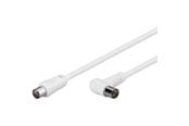 Antennikaapelit/-liittimet - Pro Antenna cable angled 1x90° (IEC female/male) 80 dB - 5m - 4040849115226