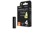 Akut ja Paristot - Panasonic Eneloop Pro battery - 4 x AA type - NiMH - BK-3HCDE/4BE
