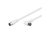 Antennikaapelit/-liittimet - Pro Antenni Sat kaapeli (F) 1x90° - 2.5m - 4040849673481