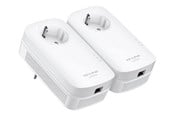 Verkkolaitteet & langattoman verkon laajentimet - TP-Link TL-PA8010P KIT AV1300 Gigabitin läpivienti Powerline aloituspakkaus - TL-PA8010P KIT