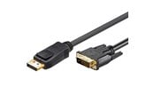 Näyttökaapeli - Pro DisplayPort - DVI-D - Musta - 1m - DPDVI-D-2