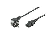 Virtakaapelit (ulkoinen) - Pro Power cable C13 1x90° - Musta - 2m - 4040849500770