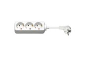 Virtakaapelit (ulkoinen) - Pro Teho Socket x3 - Wh - 3m - 4040849510755