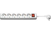 Virtakaapelit (ulkoinen) - Pro Teho Socket x6 - Wh - Switch - 1.5m - 4040849512889