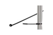 Kaapelihyllyt, Kaapelisukat & Kaapelisiteet - Pro Cable Ties Musta - 3.5mm/203mm - 4040849170713